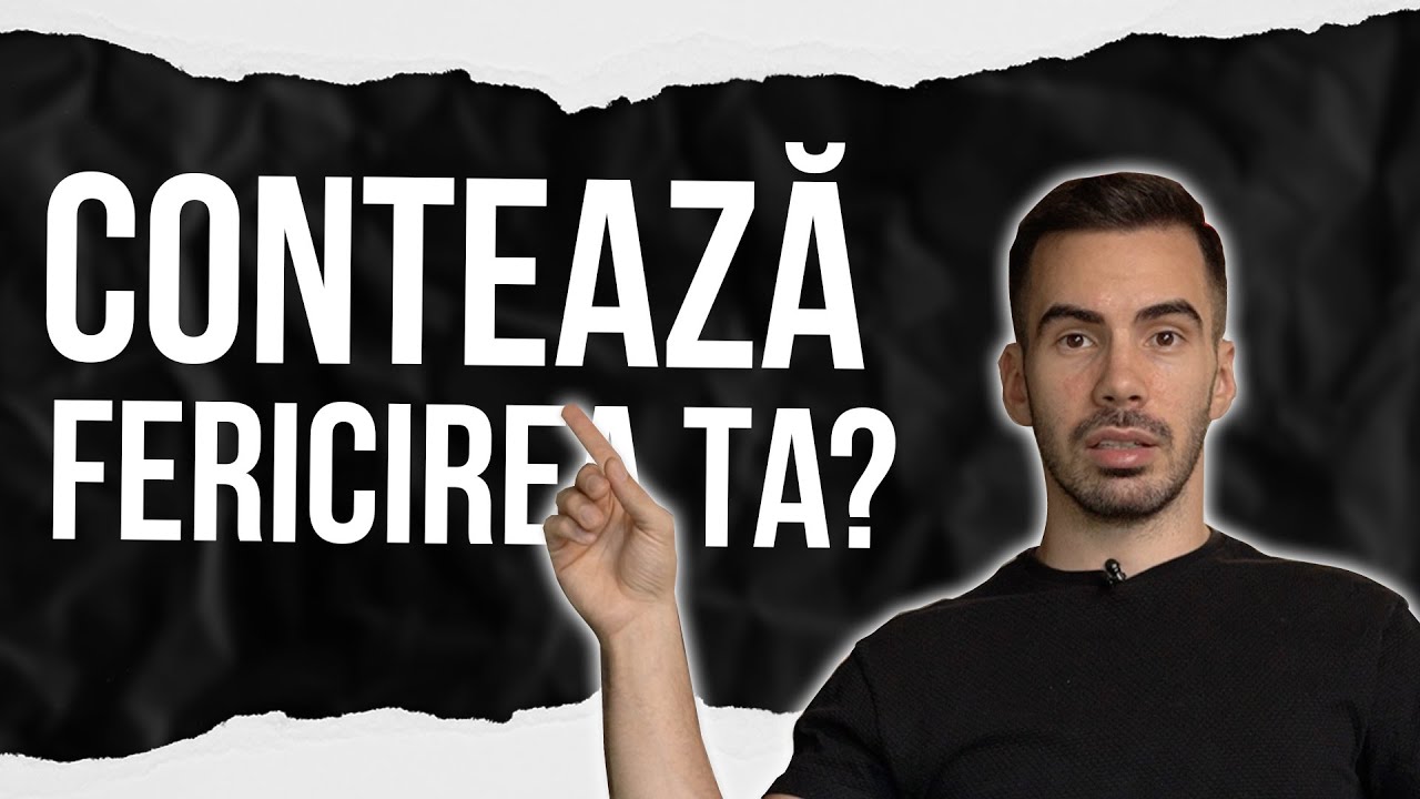 Ce faci daca esti nefericit?