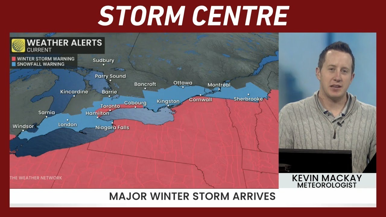 Winter Storm Warnings as Snow Arrives in Ontario Sunday Morning | #forecast