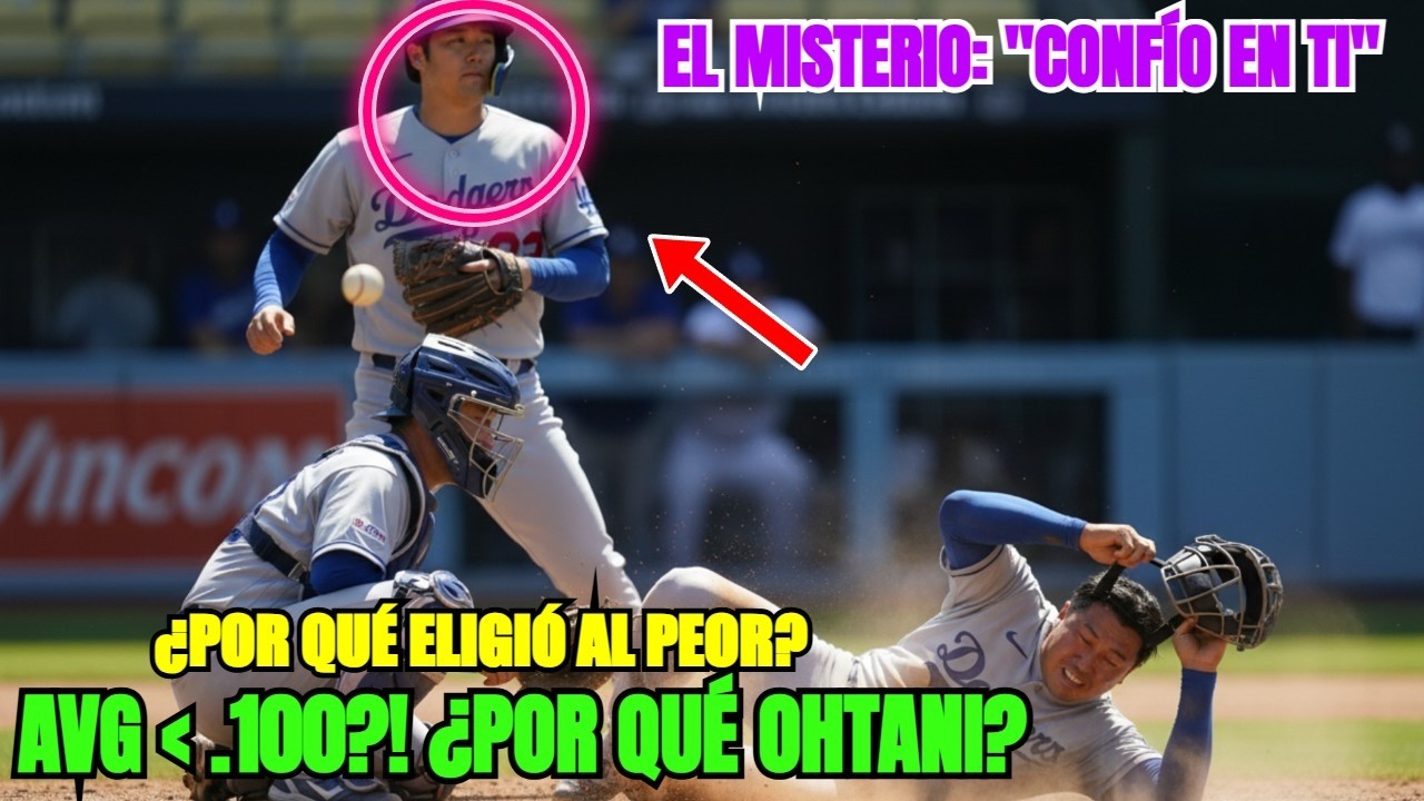 ¿Por qué Ohtani eligió un receptor con AVG  .100? El misterio de 'Confío en ti'.