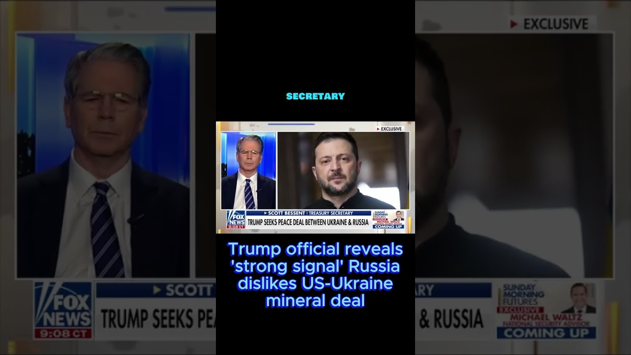 Trump Official Reveals Russia's Opposition to U.S.-Ukraine Mineral Agreement