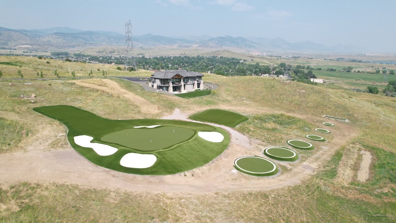 5-Acre Custom Backyard Putting Green — Windy Way Ranch
