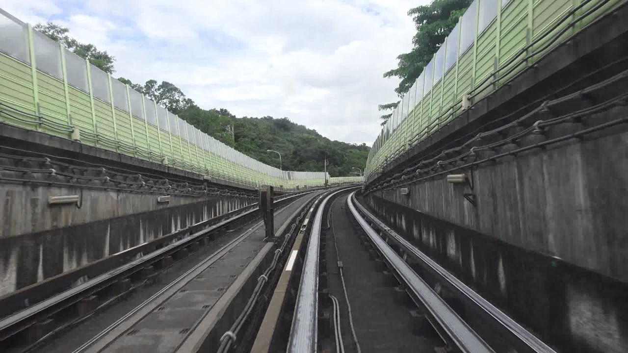 台北捷運 文湖線 動物園站 - 南港展覽館站 6倍速度 縮時攝影 路程景Metro Taipei