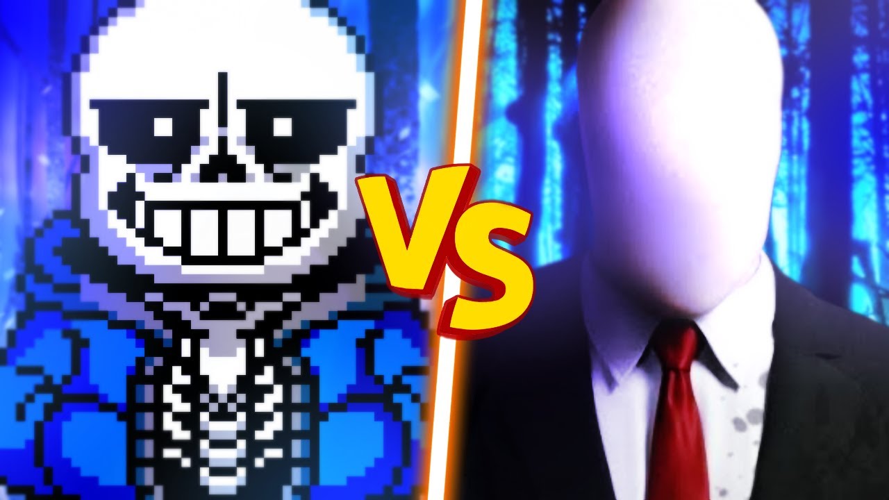 Sans VS. Slender Man | Batalha de Mestres
