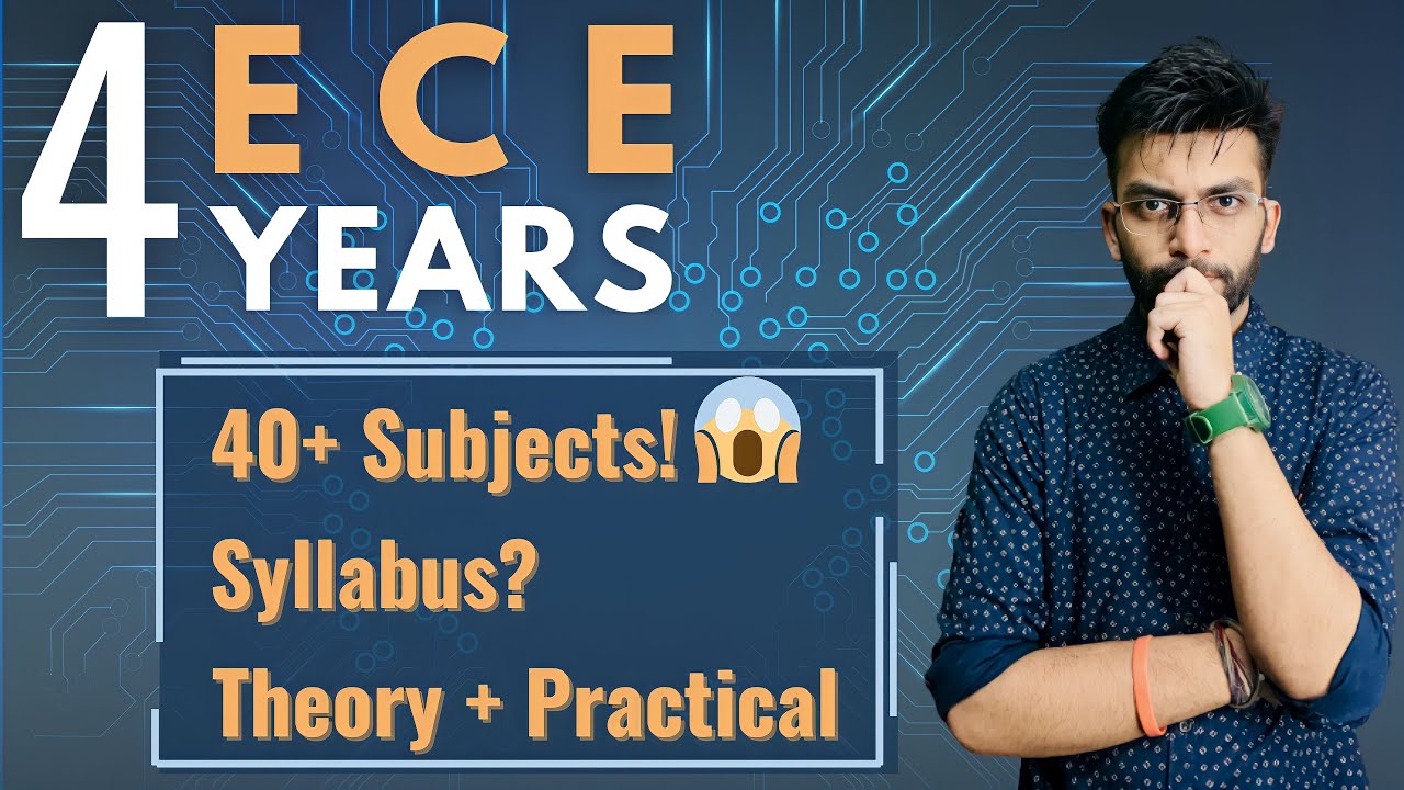 What are the subjects in ECE Electronics & Communication Engineering for 4 Years? All Semesters 1-8
