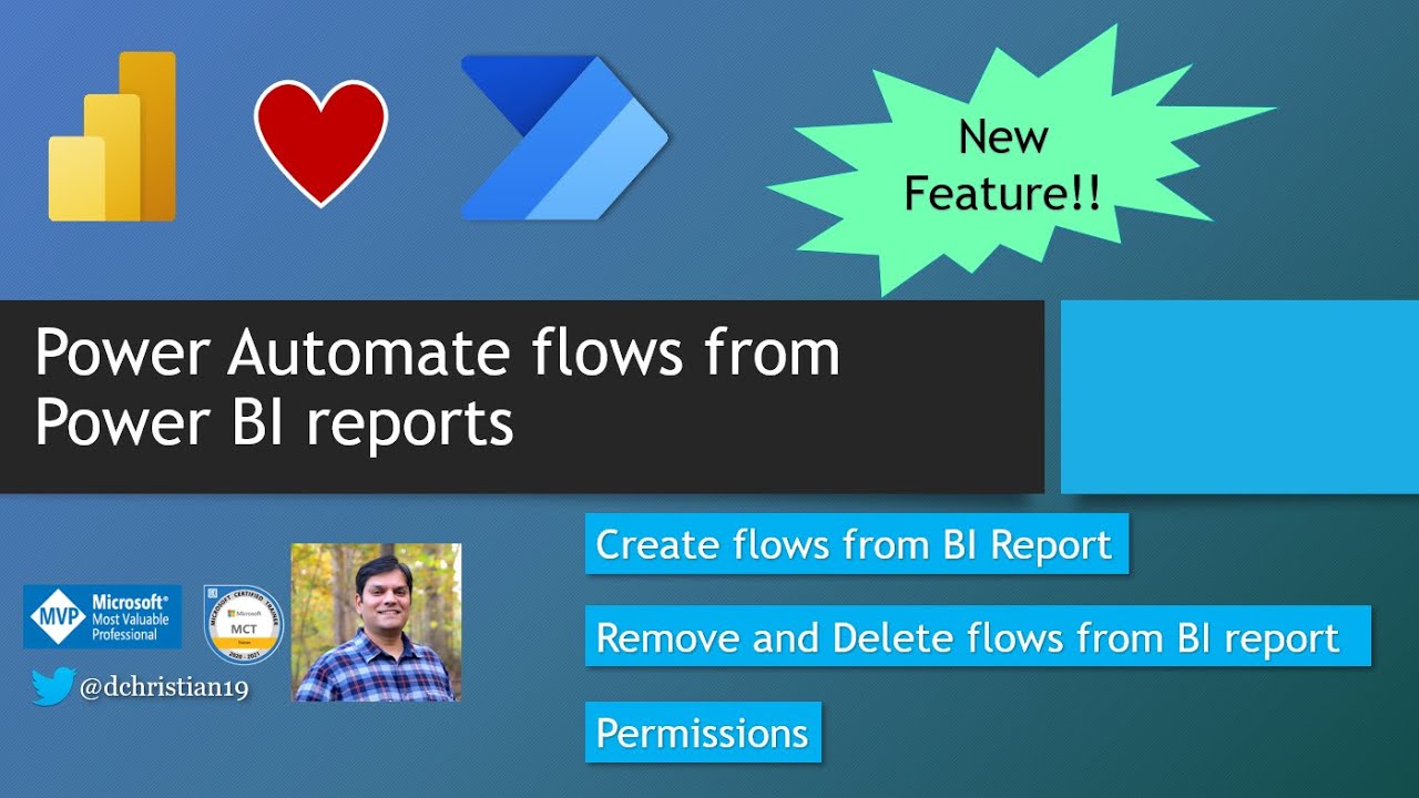 Power Automate Flows из Power BI