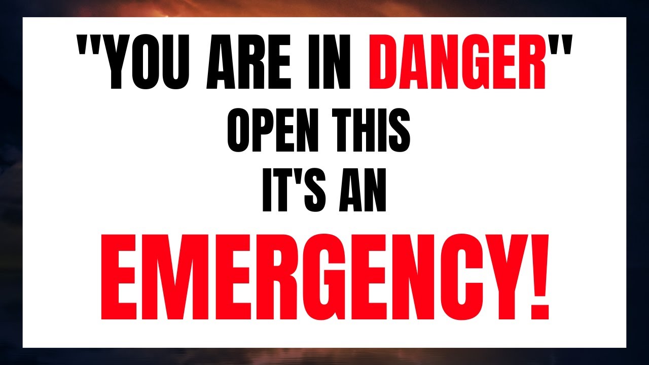 GOD SAYS: “YOU ARE IN DANGER — OPEN THIS!!” 👆#GodMessageToday #GodsMessageNow