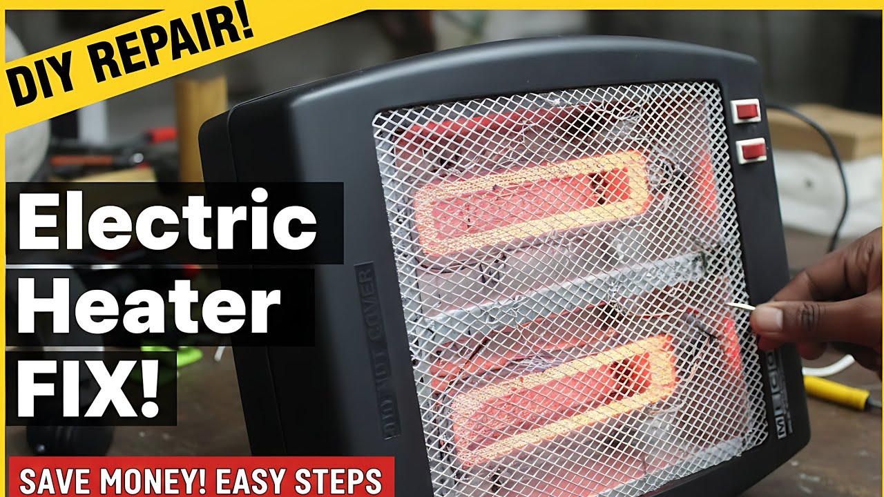 How to Repair Your Electric Room Heater Safely. #viral #roomheter