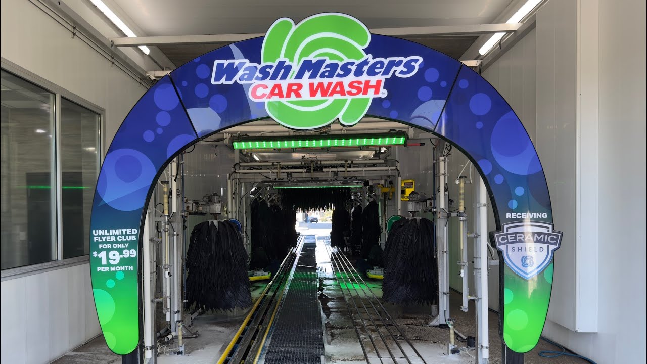 Wash Masters Car Wash Euless TX Site (Outside View) Sonny’s Equipment 4K