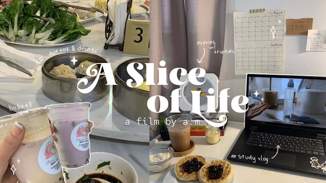 ✨🧋a slice of life | study vlog, hot pot, movies & boba w/ friends