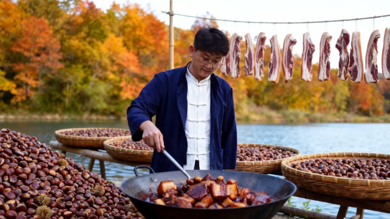 Chestnut Braised Pork: The Joyful Arrival Of Autumn Chestnuts For Cooking!