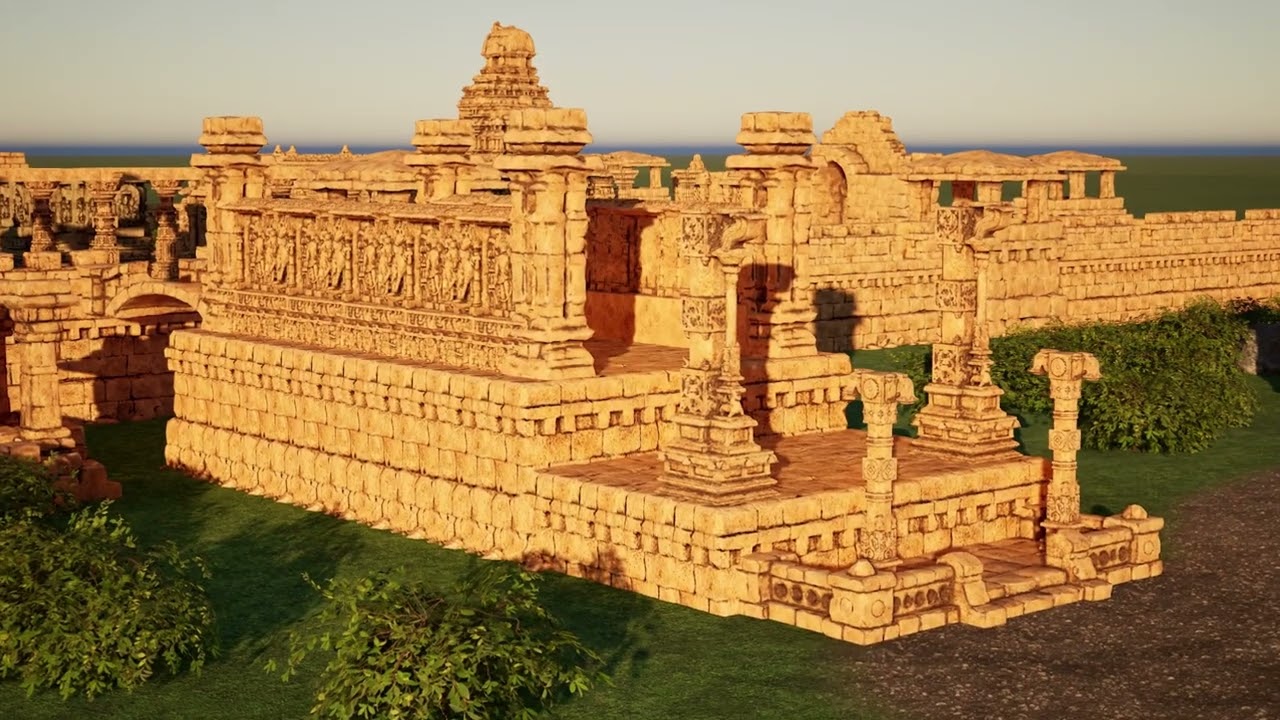 South Indian Temple & Fort Ruins &ndash; 120+ Modular Asset Collection