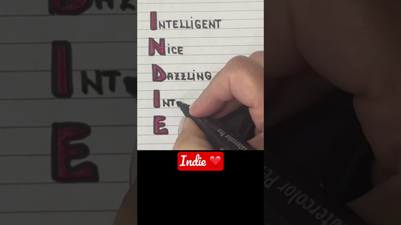 Meaning of the name INDIE #meaning #name #indie