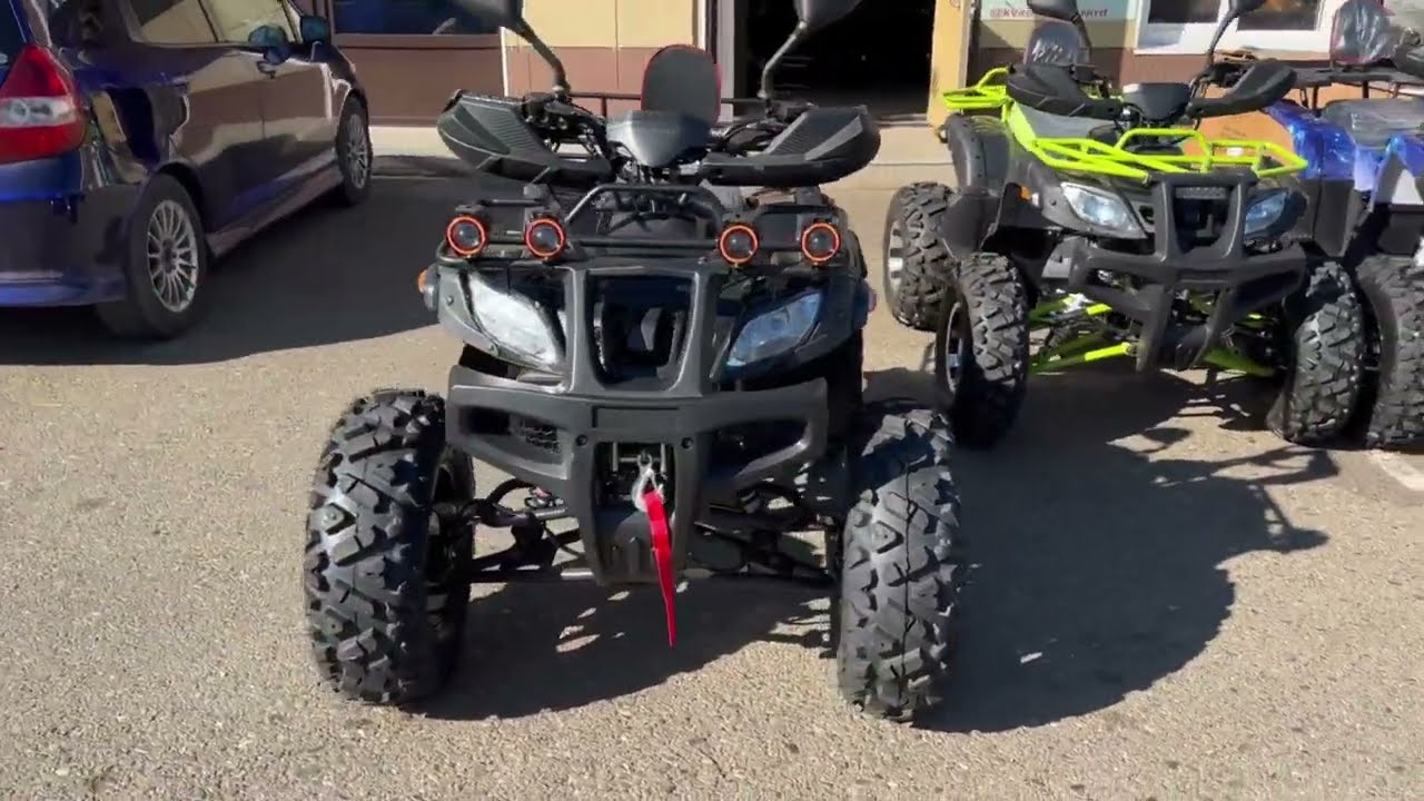 Обзор Квадроцикла Hammer RX 300 Pro, аналог Promax 320 dominator💯,кардан, водянка,механика, лебёдка💥