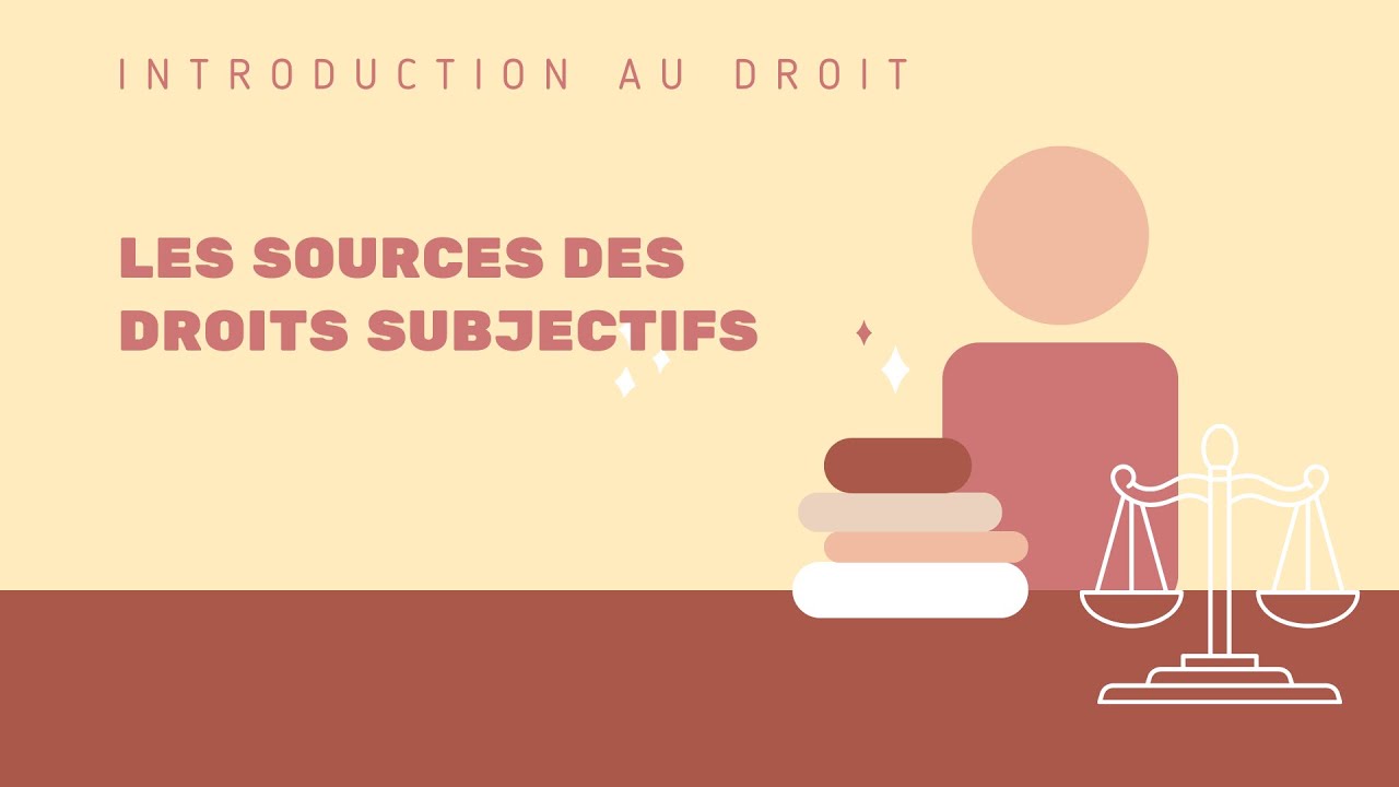 Les sources des droits subjectifs (faits et actes juridiques)