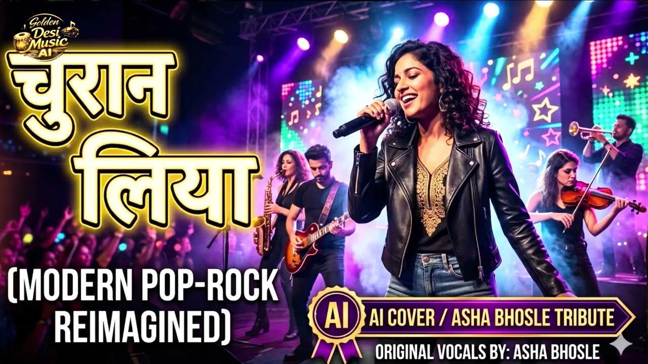 Chura Liya Hai Tumne Jo Dil Ko | Modern Pop-Rock AI Cover (Asha Bhosle Tribute) 