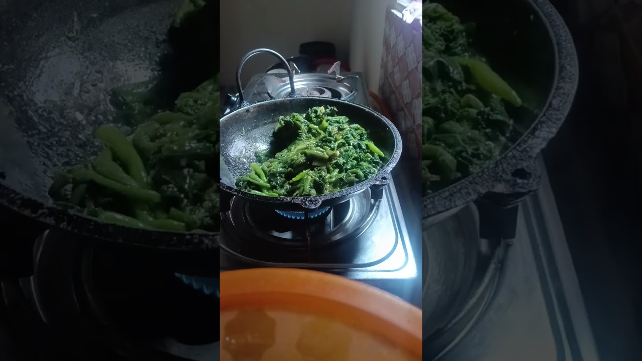 কচু শাক রান্না 