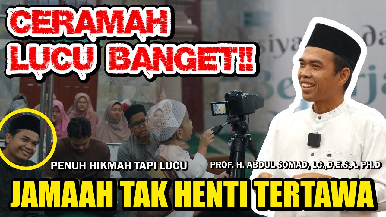 CERAMAH LUCU BANGET !! JEMAAH TAKHENTI TERTAWA