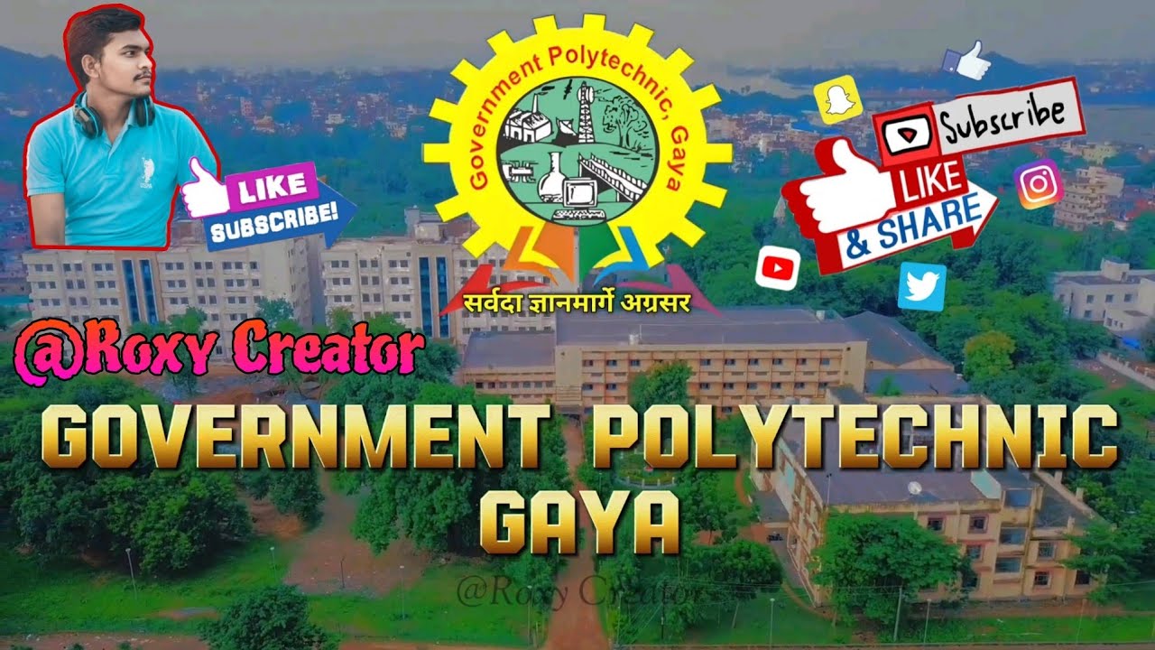 Goverment Polytechnic Gaya @Roxyvlog143 College Campus Views & All Facility And Branch Details#Roxy