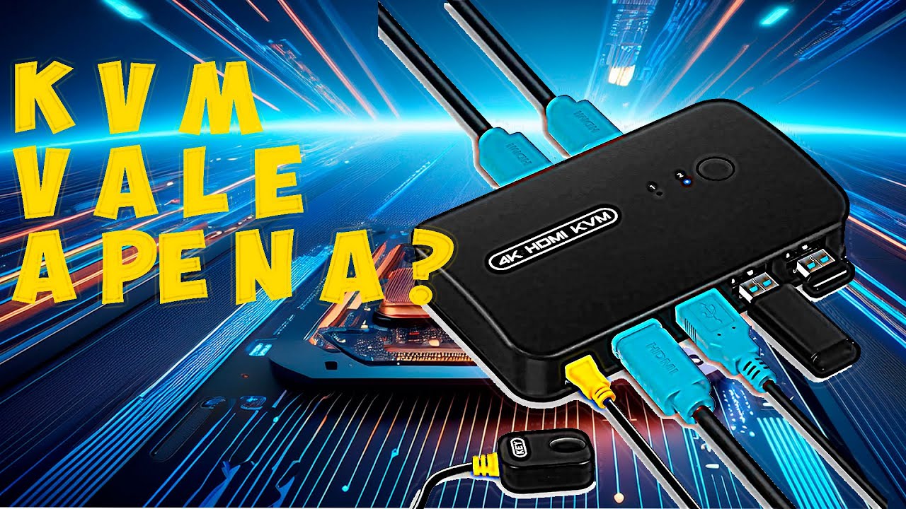 Comprei um kVM switch