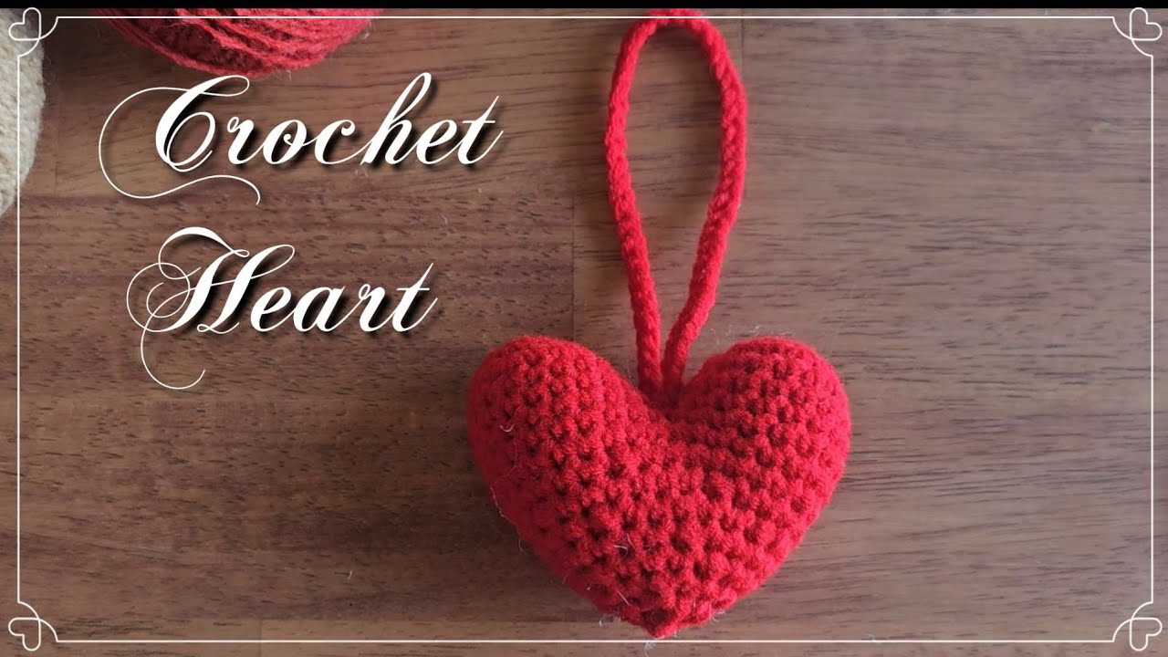 코바늘 하트 키링 가랜더 뜨기 #crochet #코바늘 #하트뜨기 #코바늘뜨기