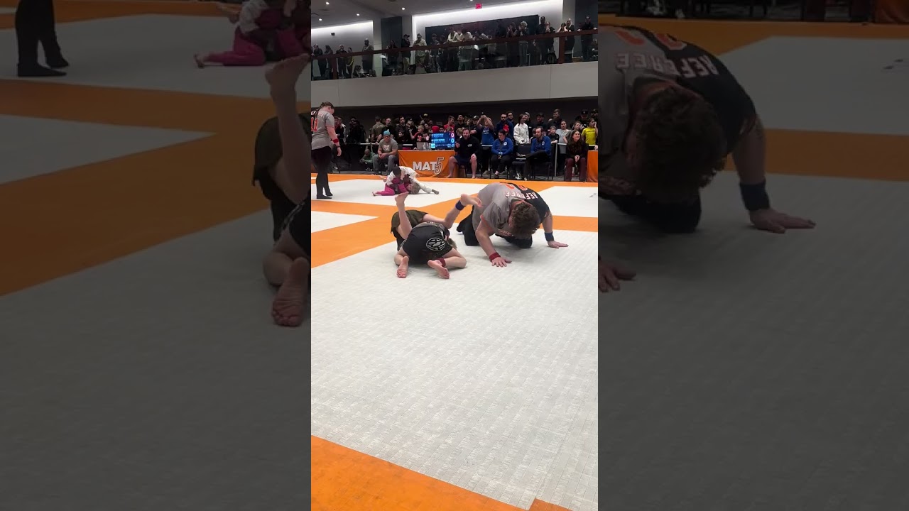 Win by points v Rikir Sarmiento at Grappling stories Arnold Sports.  Toughest match of the day. #bjj