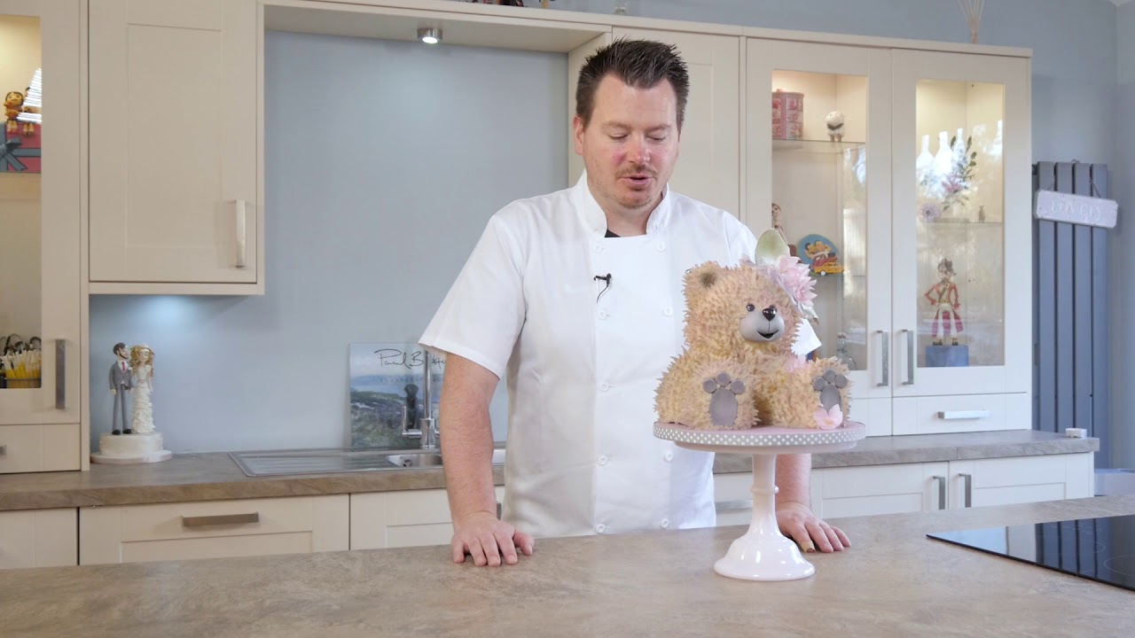 Learn how to make a vintage teddy bear cake with Paul Bradford