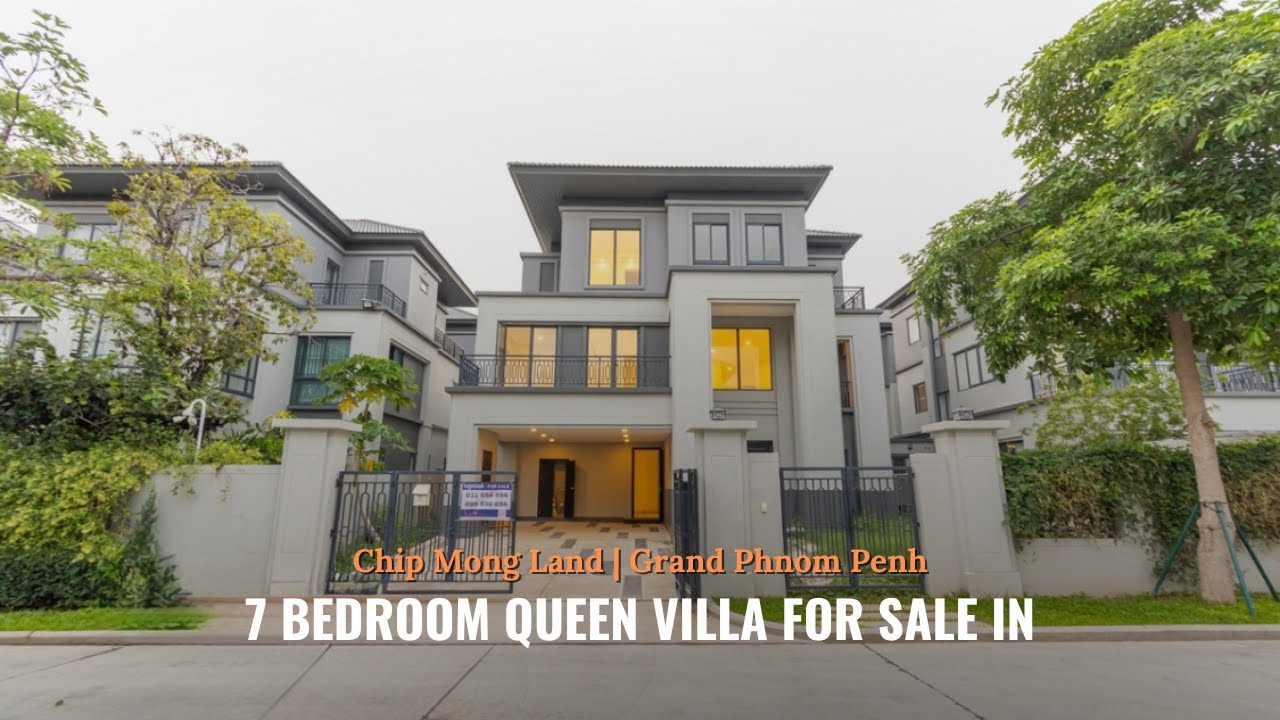 SVL1290168 - 7 Bedroom Queen Villa For Sale in Chip Mong Land | Grand Phnom Penh City