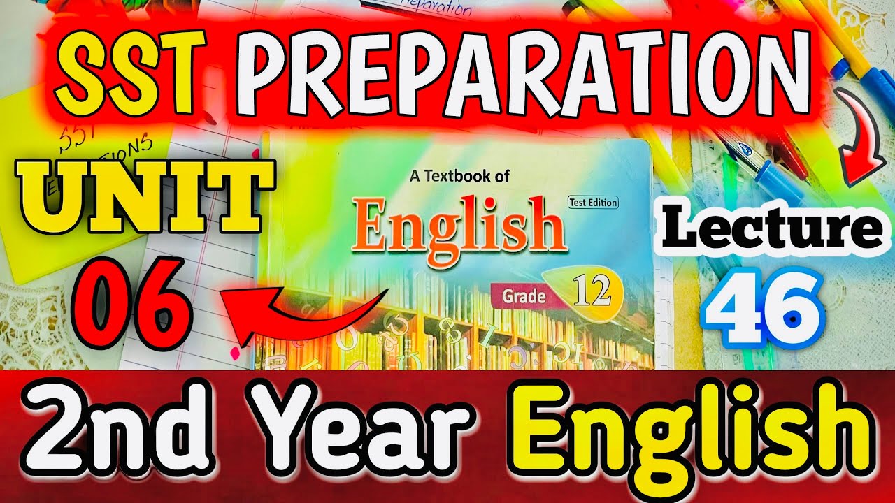 2nd year English | SST Preparation | Lecture 46