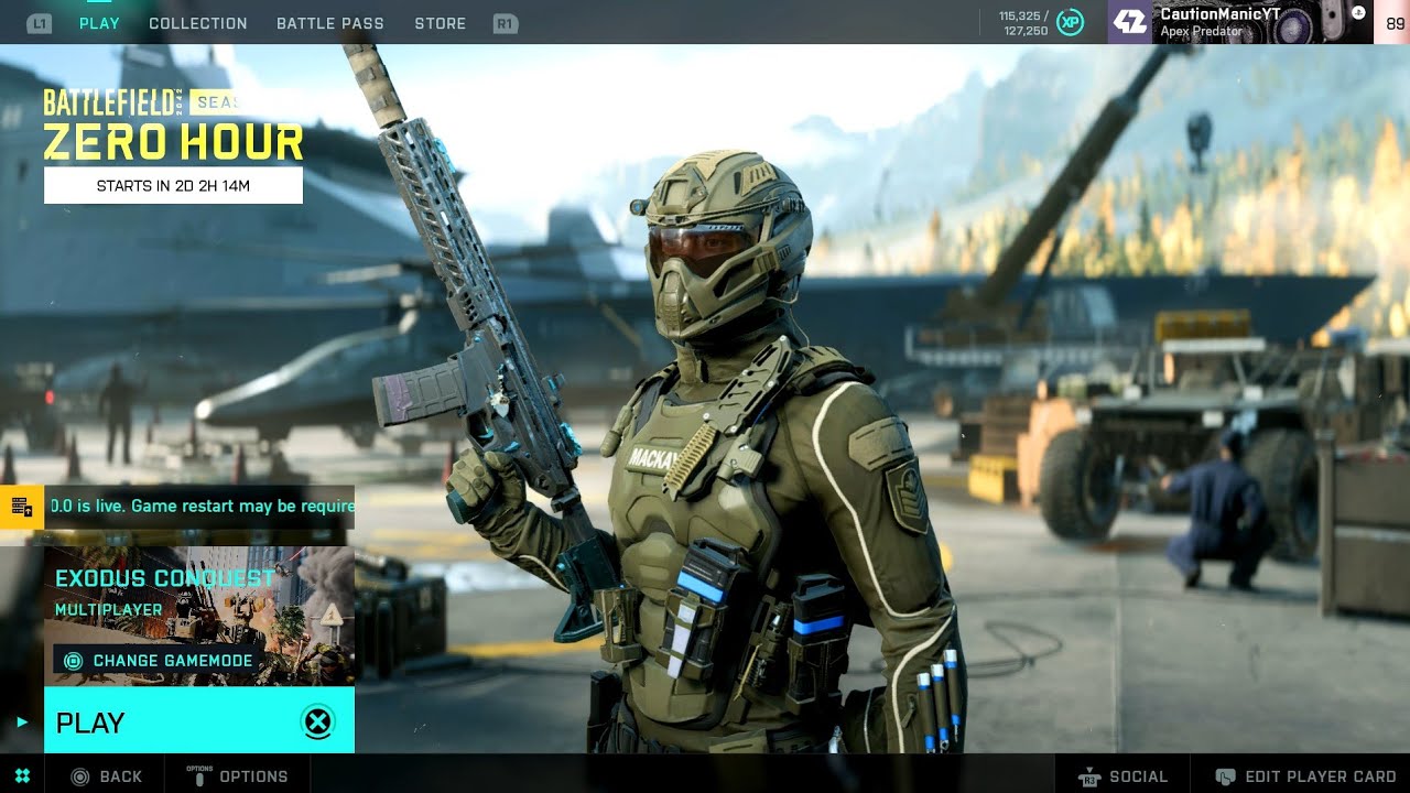 [HD] Battlefield 2042 Zero Hour -  New Menu, New Specialist, Weapons & More