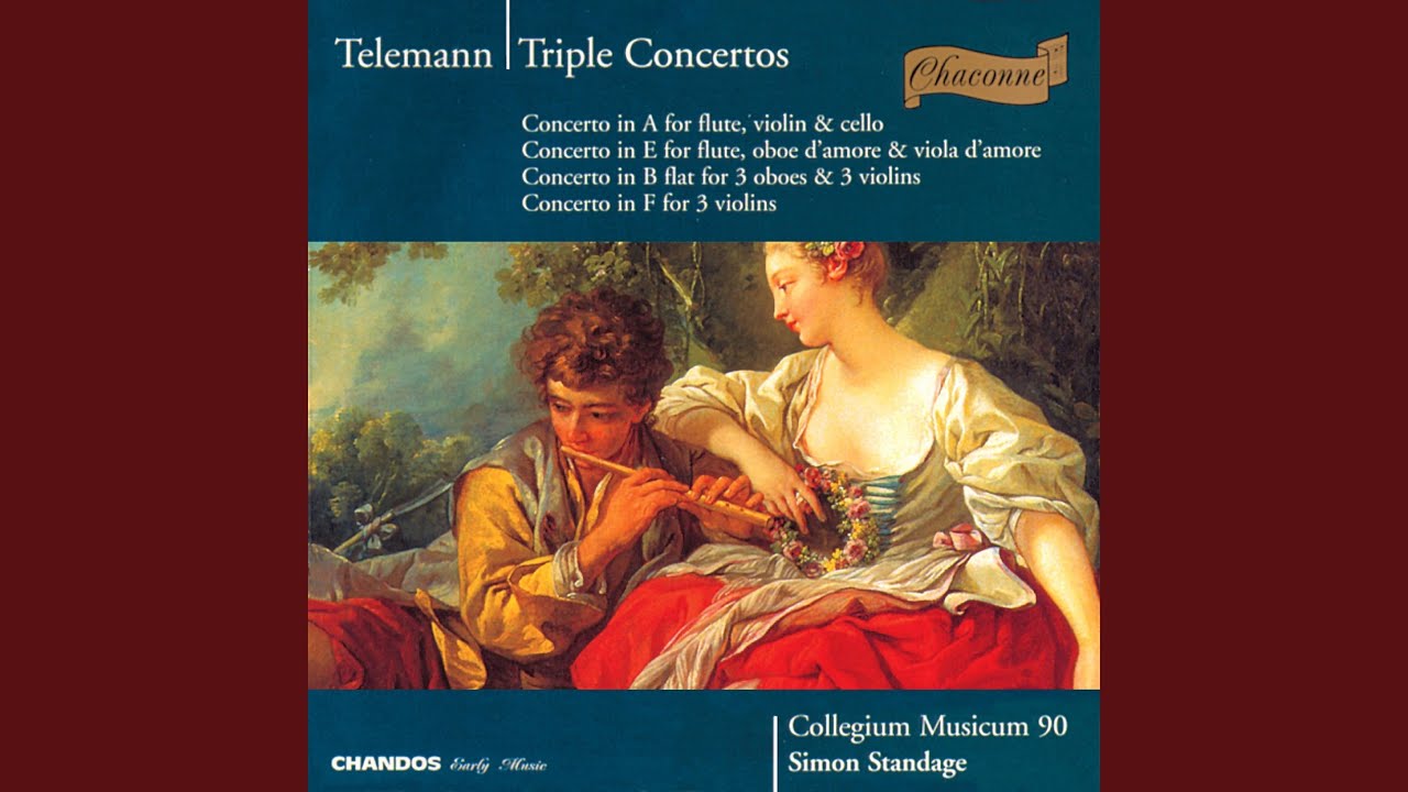Concerto in F Major, for 3 Violins & Strings 