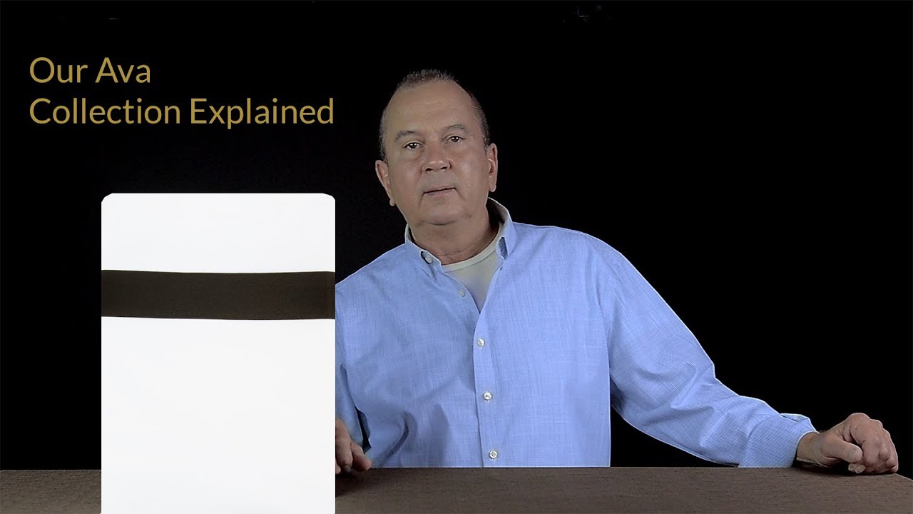 Looking for great cotton percale bed sheets? In this video, we explain our luxury Ava Percale sheets