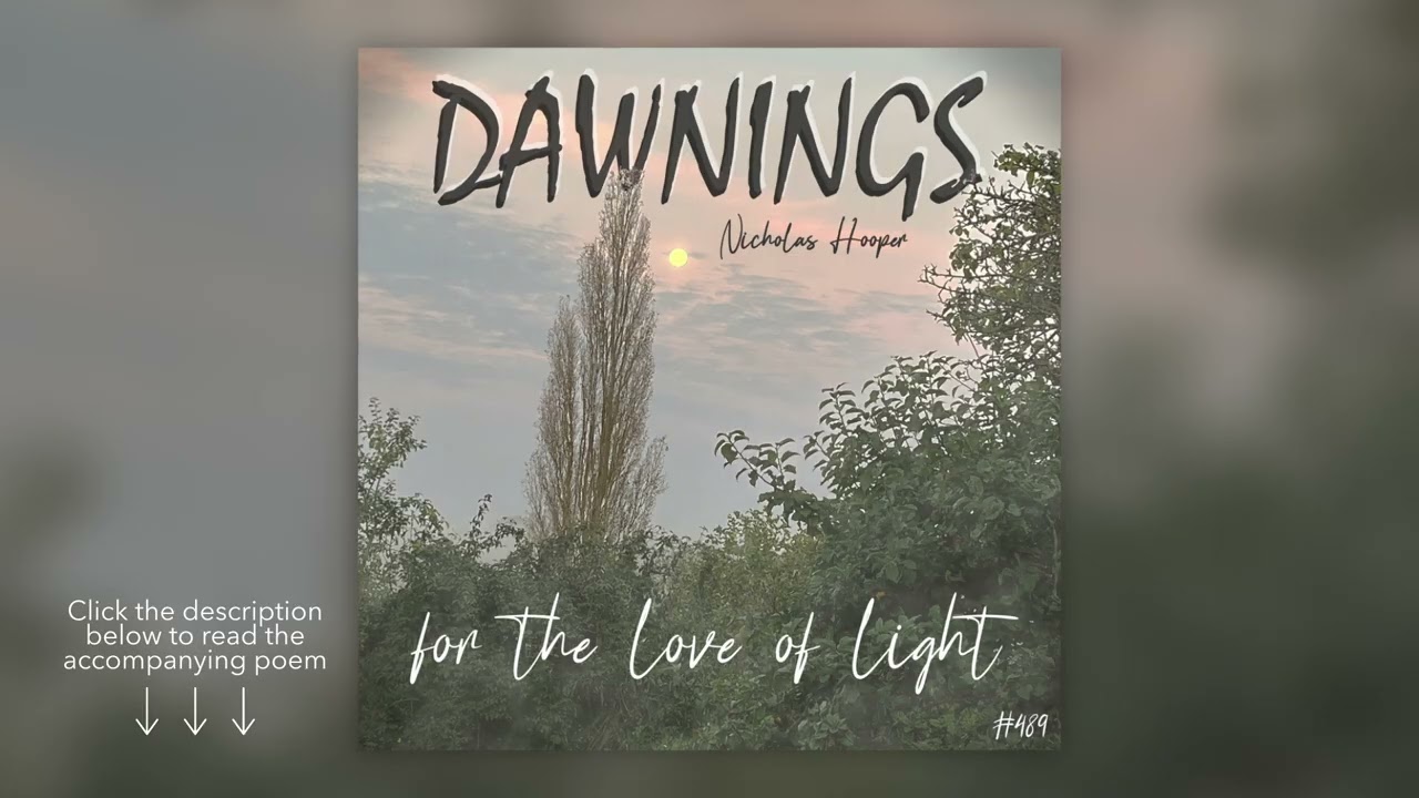 Nicholas Hooper: 'for the love of light'