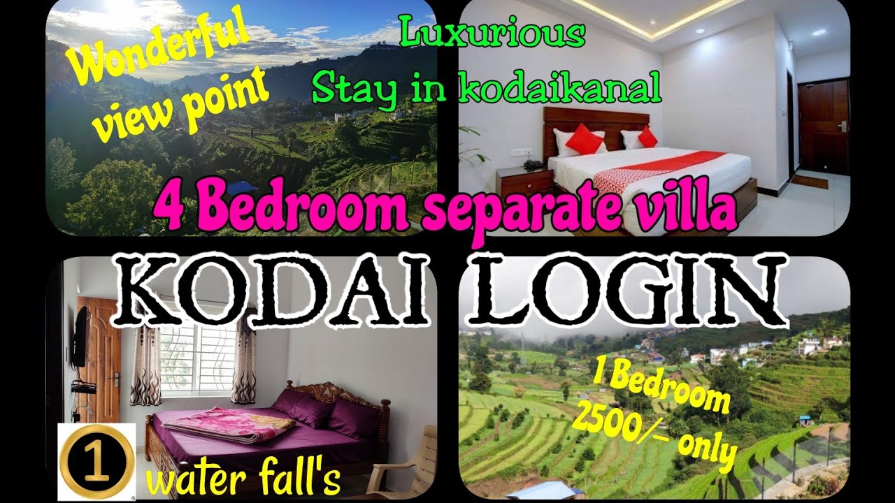 Luxurious Stay in kodaikanal(villpatti),4 Bedroom separate villa, கொடைக்கானல்,Kodai Login cottages.