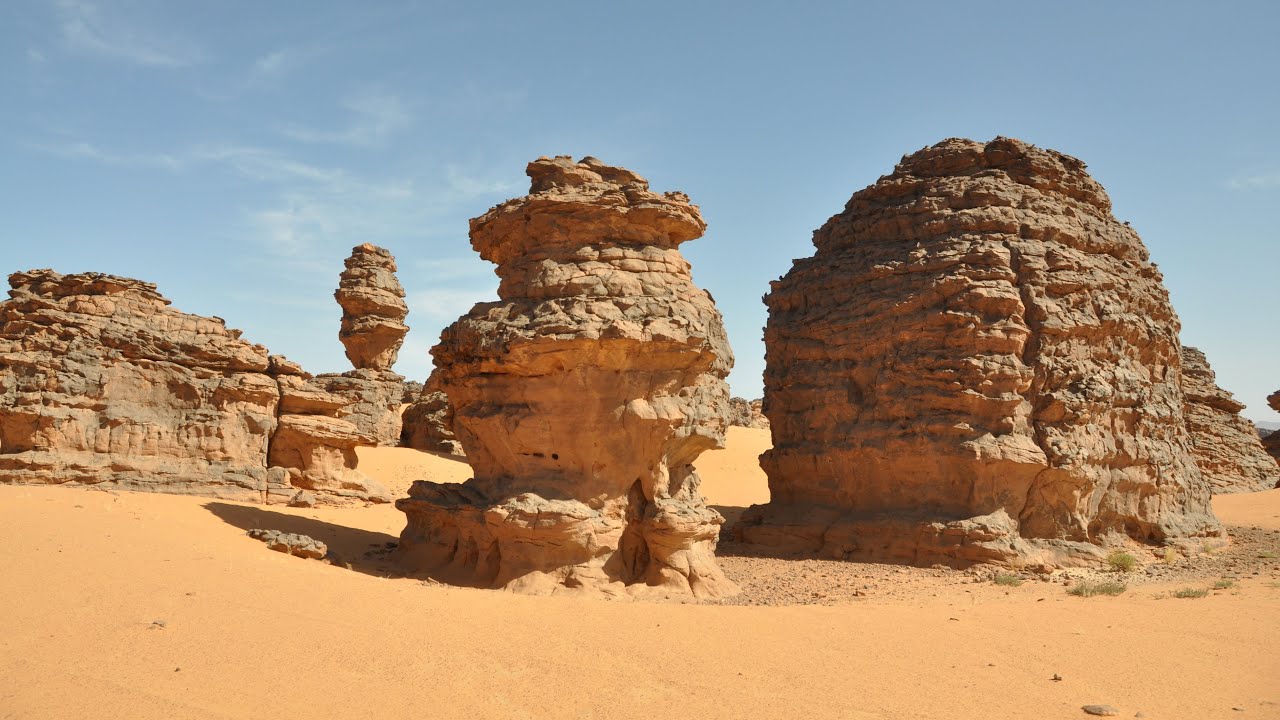 Algeria - Sahara - Rock Forest Tikoubene, Essedilene Valley