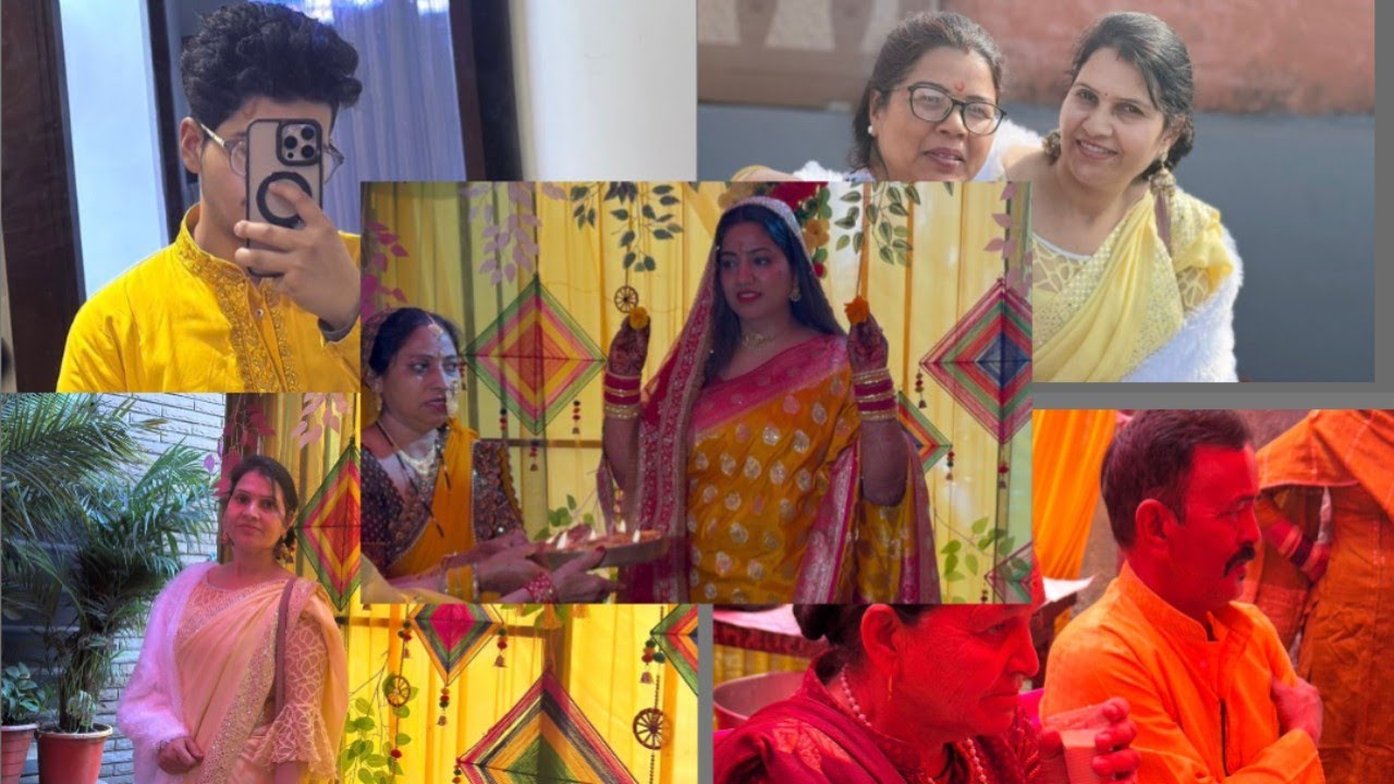 🌼✨ Haldi Ceremony Vlog | Full Masti & Family Fun 💛 ✨🌼