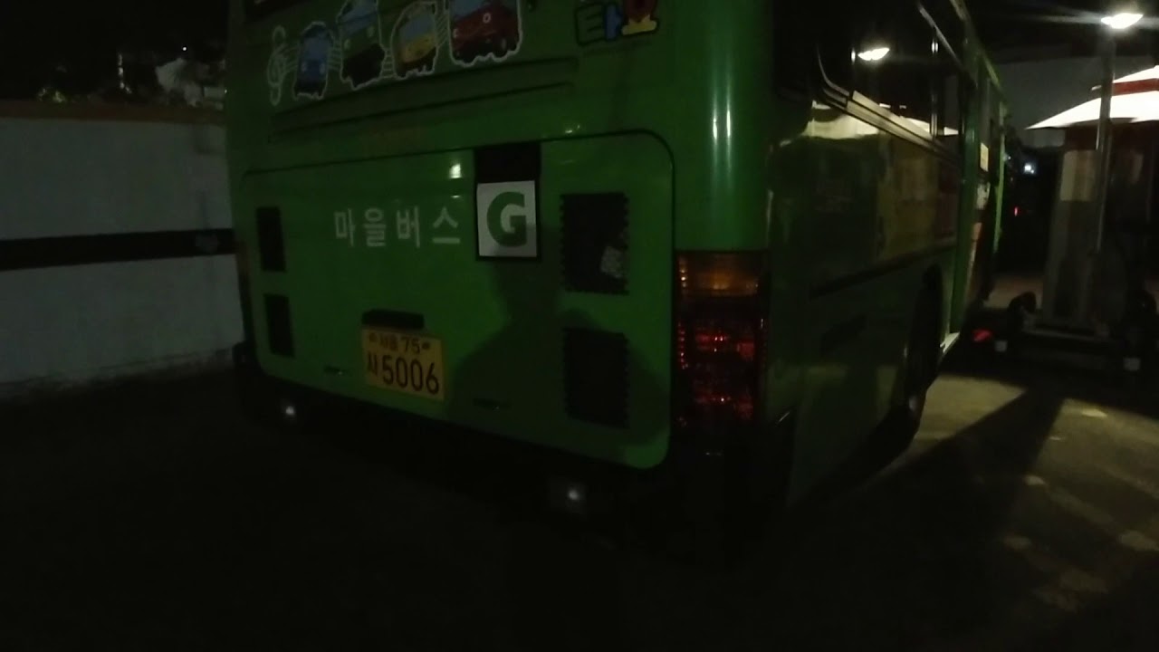 (17-901) 신림 07번 대우 BS090 1세대 페이스리프트 후기형 CNG 시동거는소리 영상