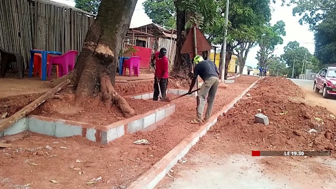 MUNICIPALITE DE DOLISIE : TRAVAUX D'ECLAIRAGE ET DE PAVAGE DU CENTRE-VILLE