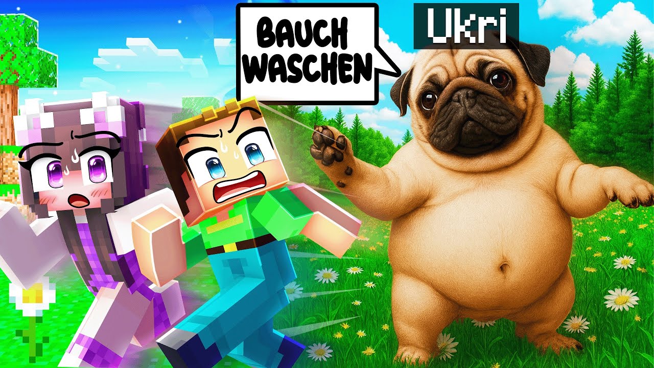 Ich spiele als Pibble, um meine Freunde zu trollen in Minecraft!