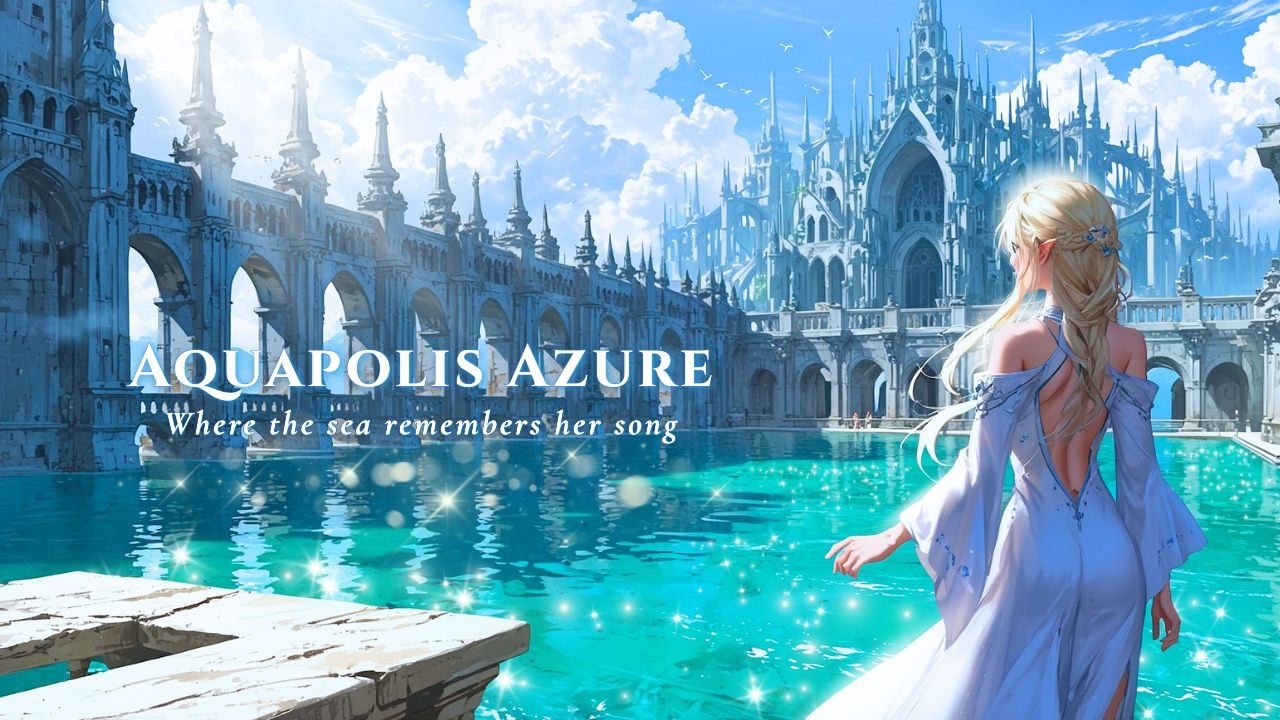 Epic Fantasy BGM | Aquapolis Azure | Where the sea remembers her song