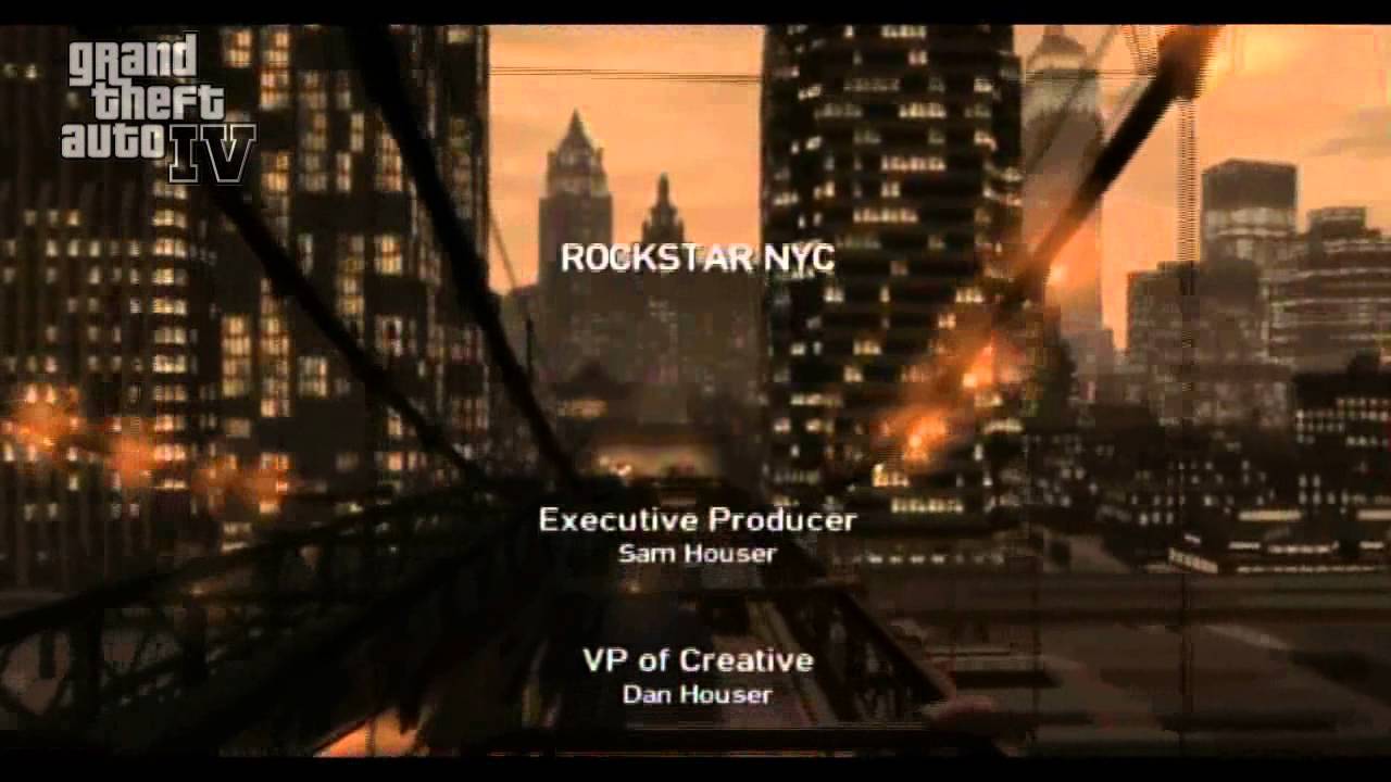 GTA IV - End Game Credits (PS3) [Part 1]