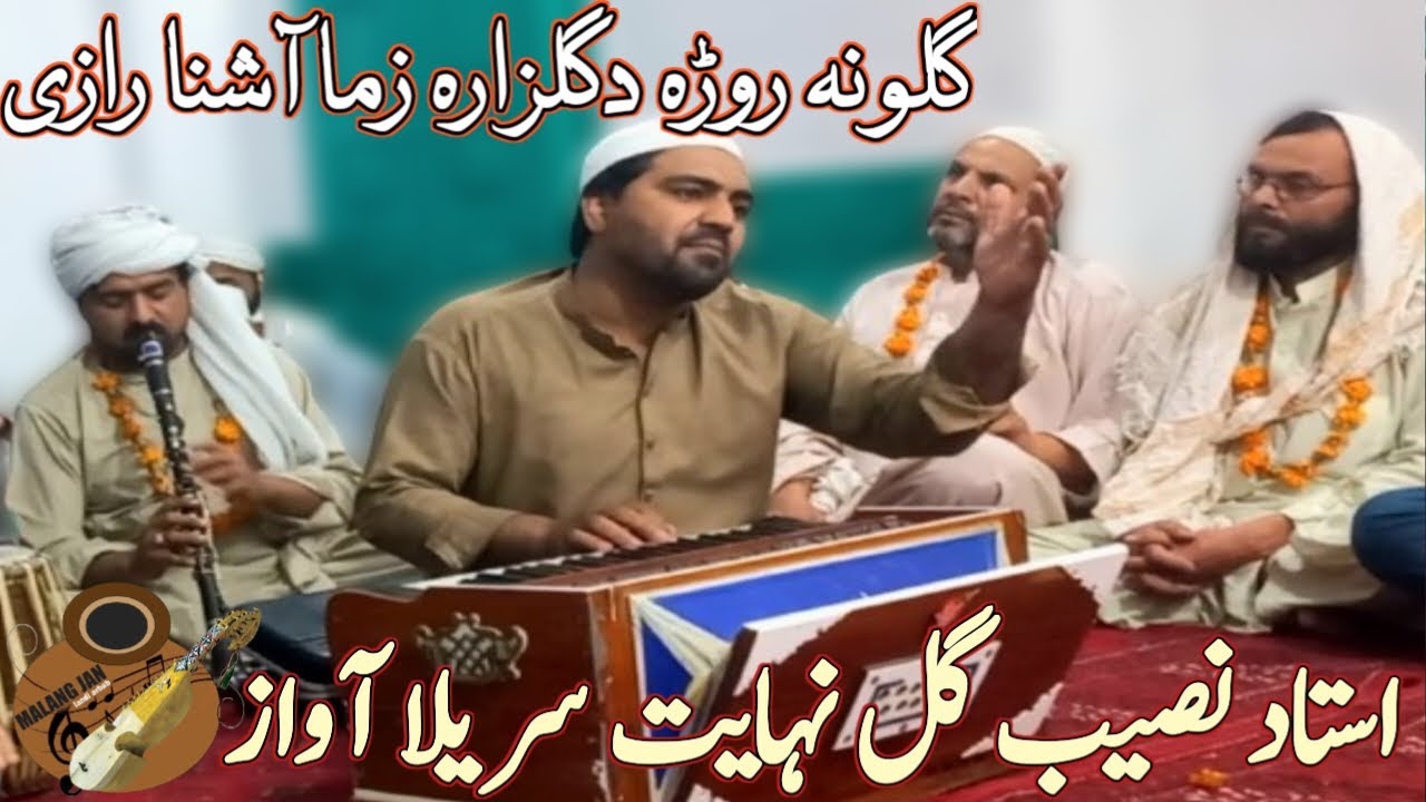 naseeb gul pashto song | gulona rawra da gulzara | Sattar Shah Bacha | Malang Jan Landi Arbab