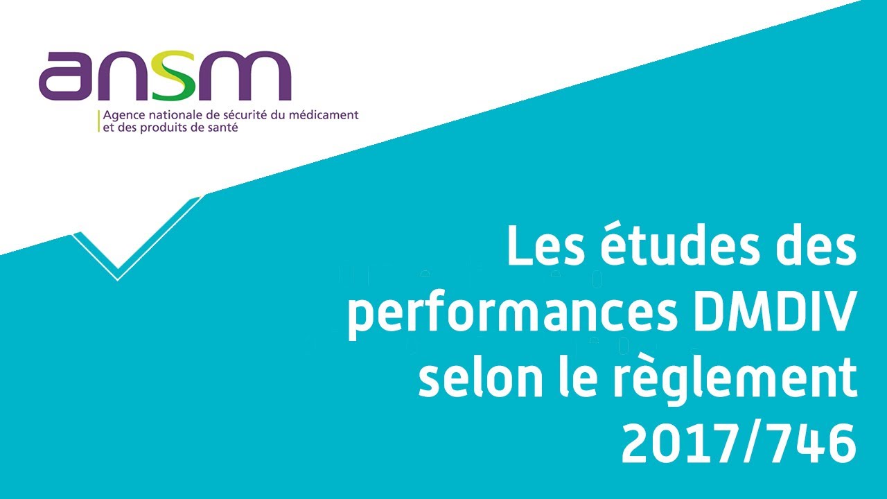 Les études des performances DMDIV selon le règlement 2017/746 - webinaire #8