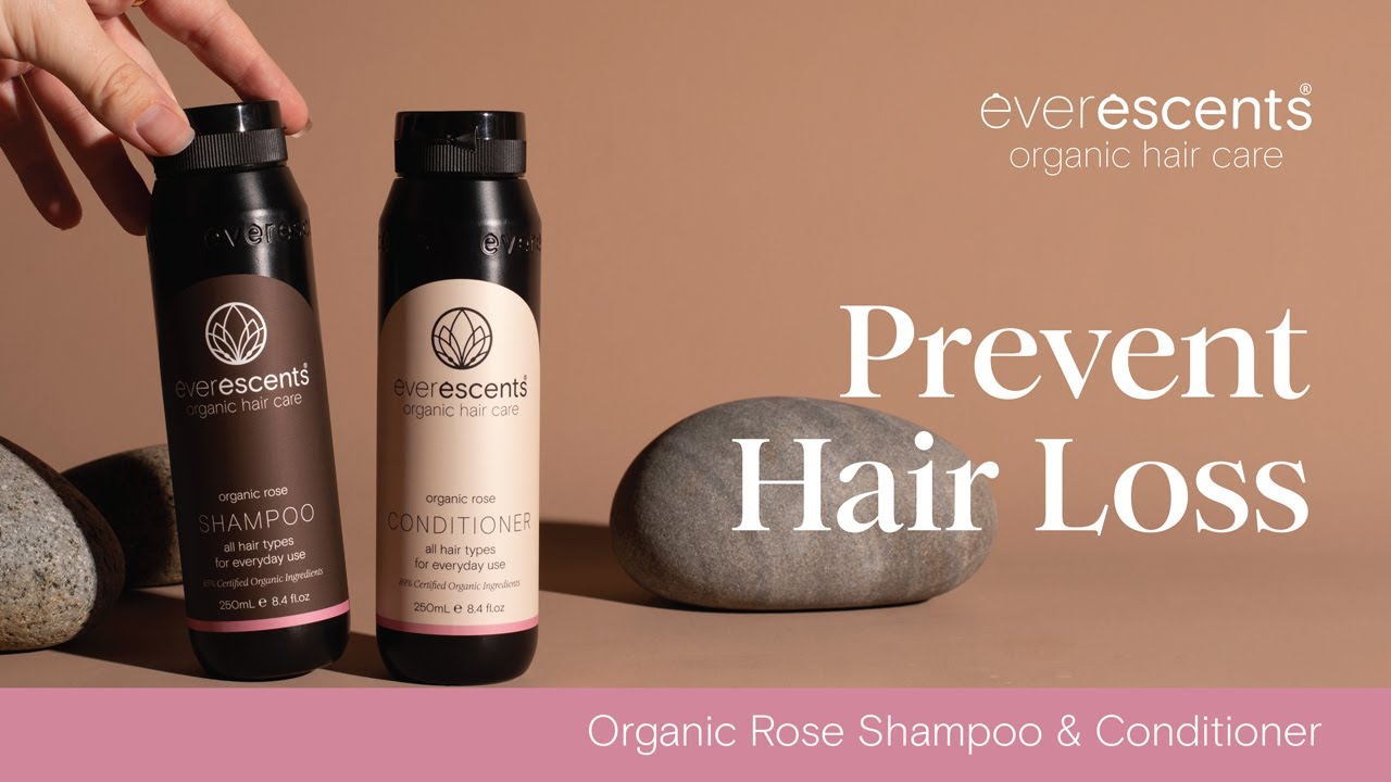 EverEscents Organic Rose Shampoo & Conditioner | All hair types & everyday use