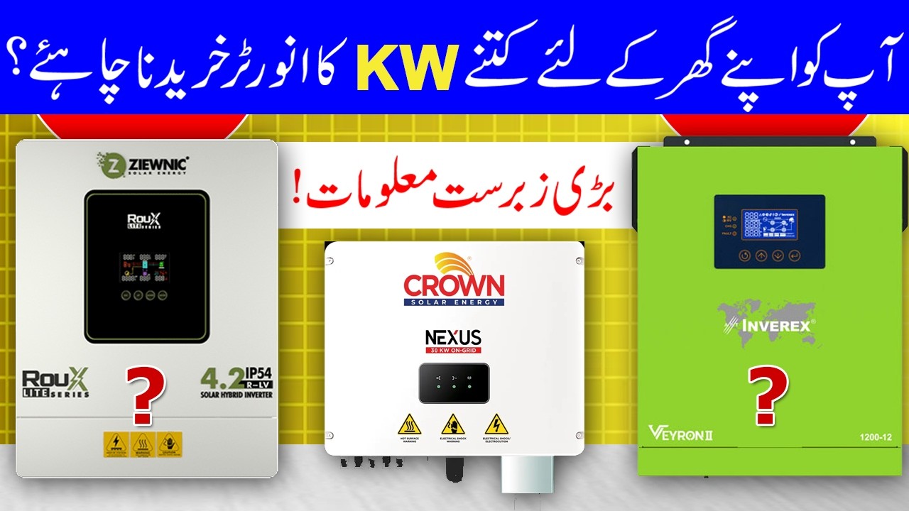 Best Solar Inverter For Your Home / Solar System Load Calculation 2026