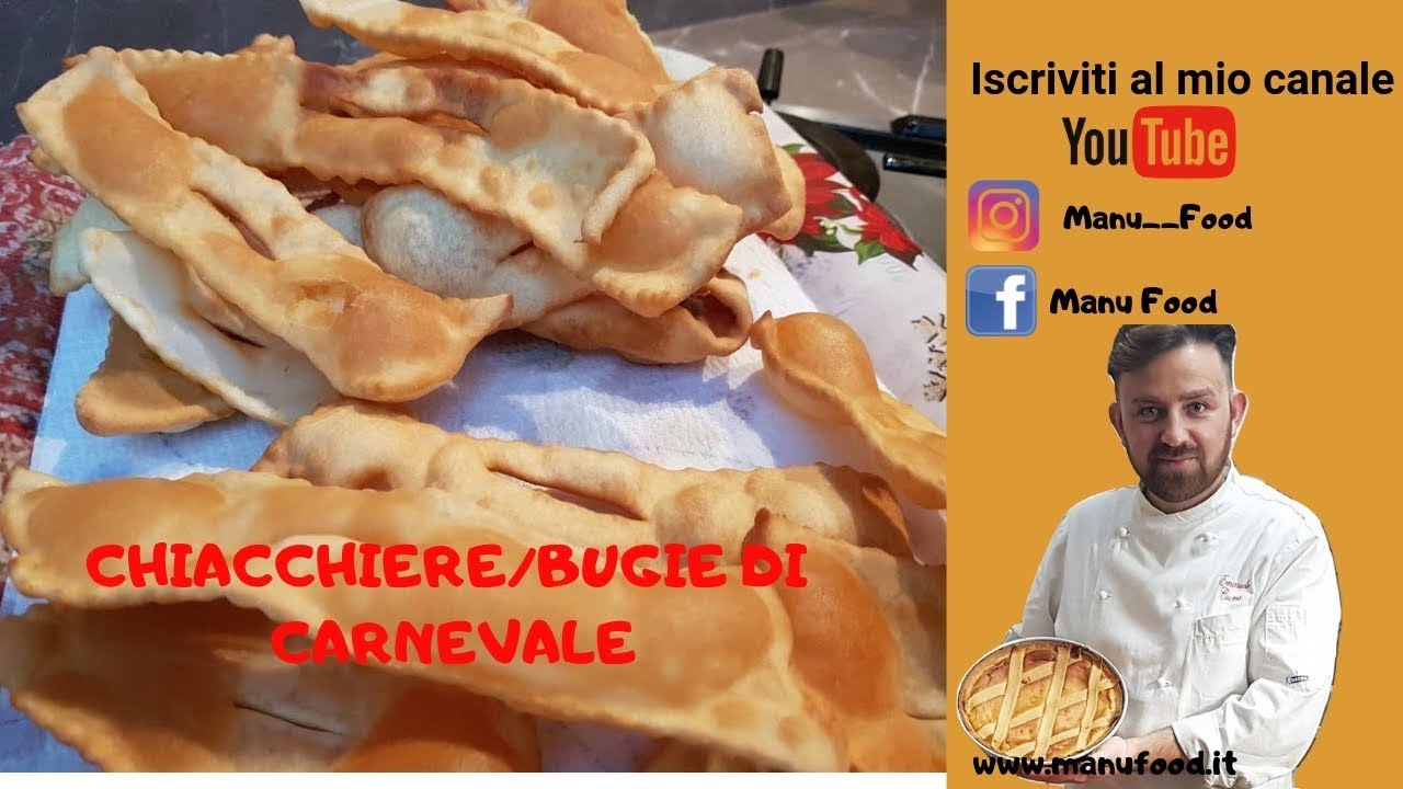 Chiacchiere di Carnevale Manu Food