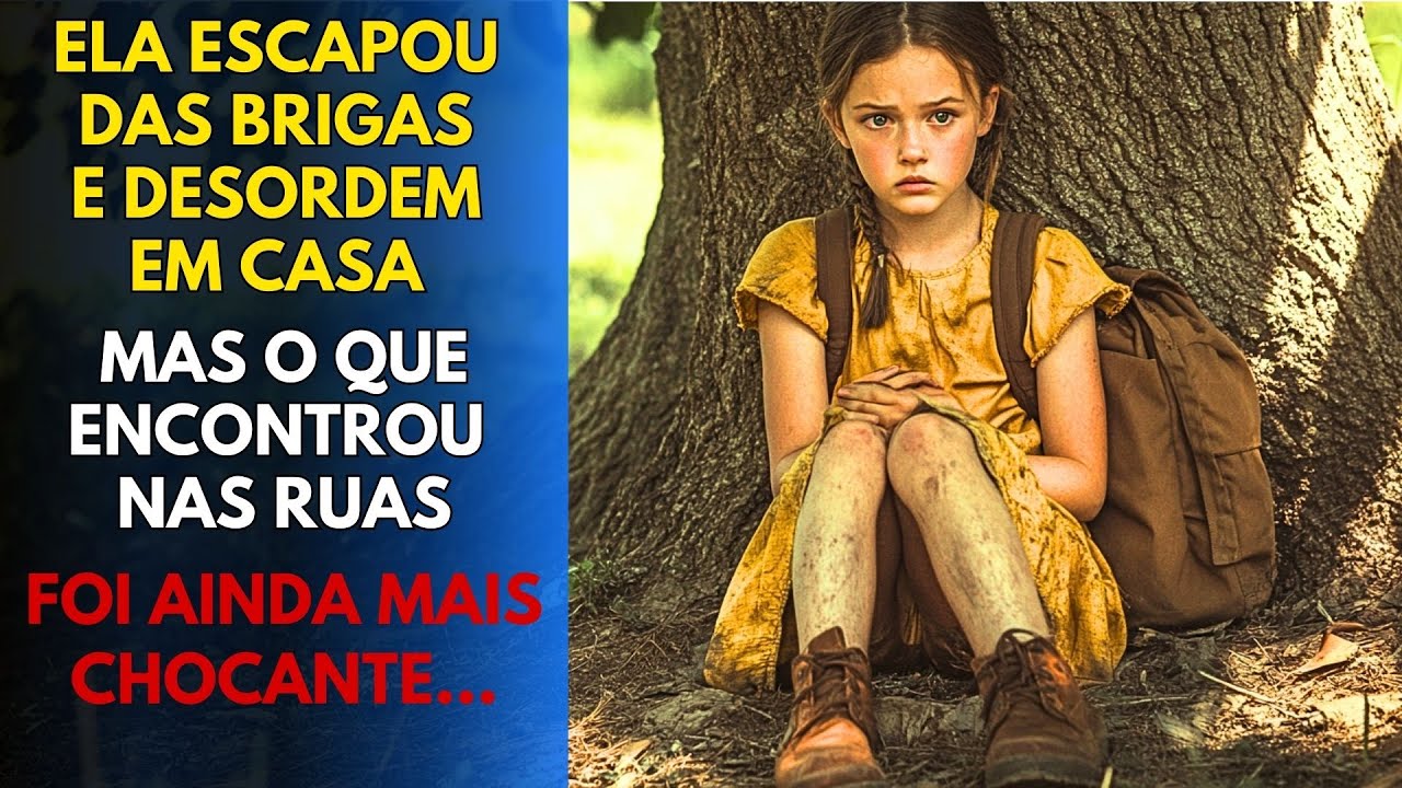 ELA ESCAPOU DAS BRIGAS e DESORDEM EM CASA e O QUE ENCONTROU NAS RUAS FOI MAIS CHOCANTE