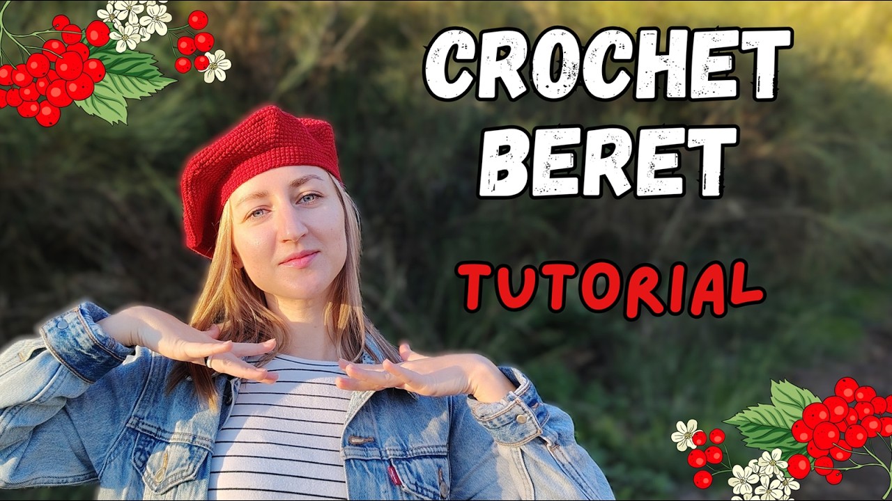 Keep Your Head Warm🧶Crochet Beret Tutorial