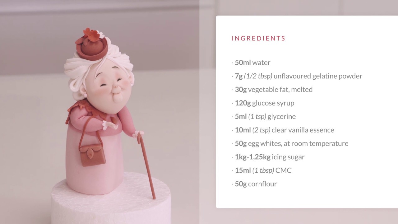 Receta de la pasta de modelar | Modelling paste recipe