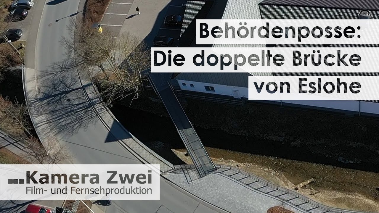 Beh&ouml;rdenposse: Stadt baut neue Br&uuml;cke f&uuml;r 95.000 Euro direkt neben die alte Br&uuml;cke | Kamera Zwei