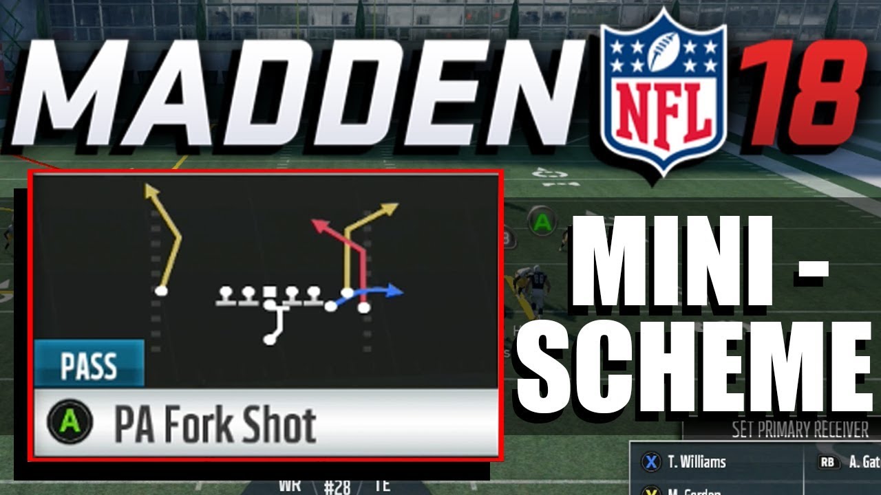 MADDEN 18 MINI-SCHEME!! - Singleback Bunch Ace | NE Playbook